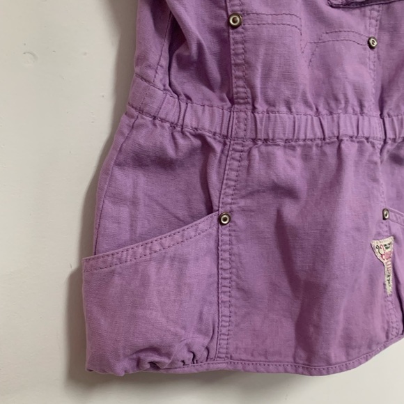 Diesel Baby 60’s style Linen Jumper Dress - Picture 5 of 13